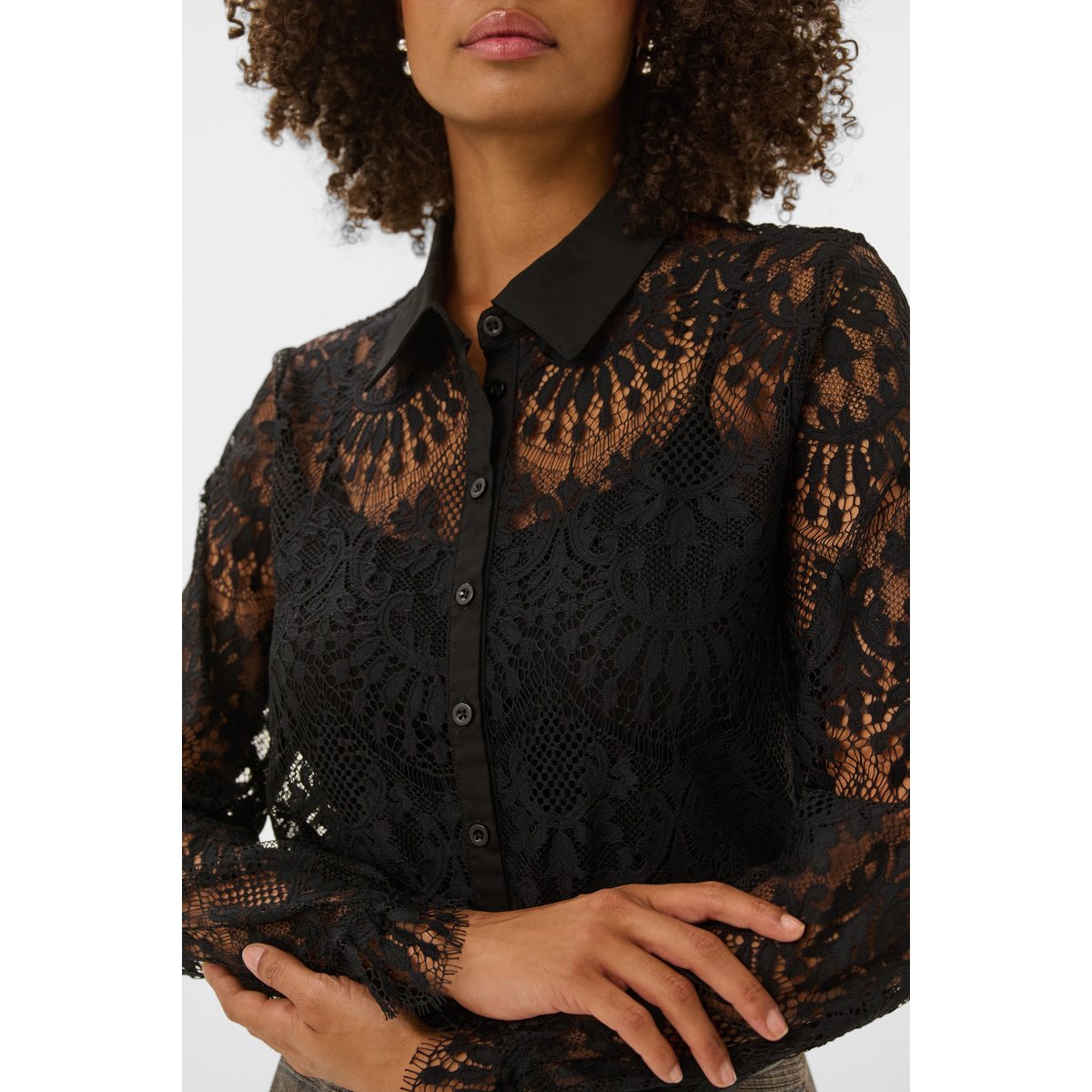Chemise à manches longues noir, CULTURE