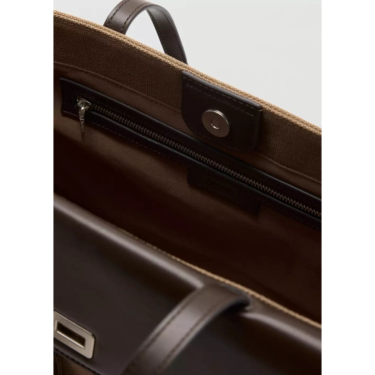 Sac cabas cargo kaki, MANGO