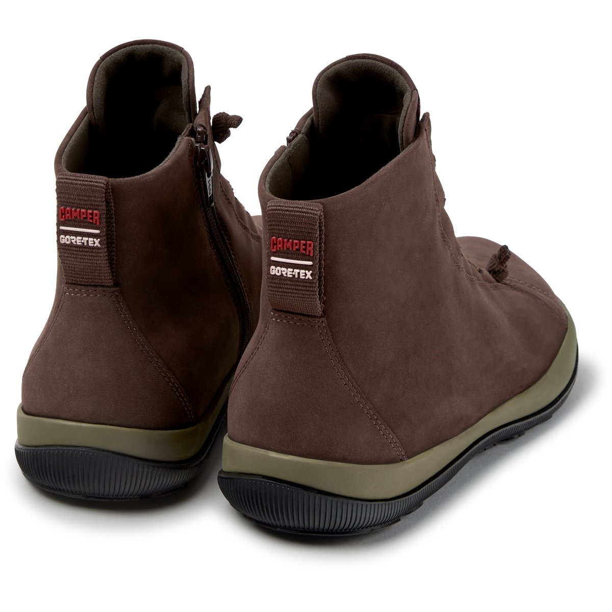 Baskets Peu Pista GM Nubuck Leather brun fonc35, CAMPER
