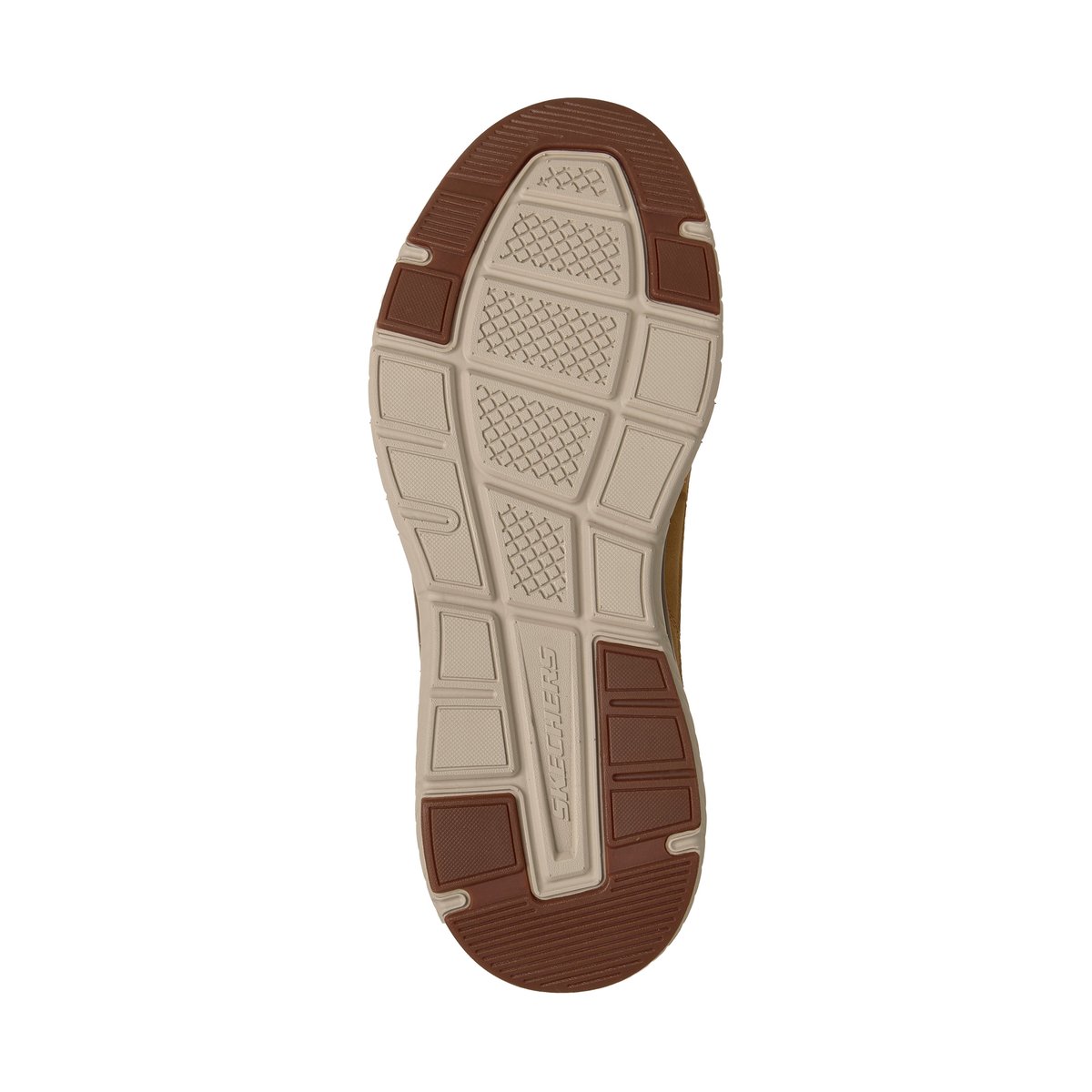 Basket Cuir Arch Fit Crosser-felix marron clair, SKECHERS