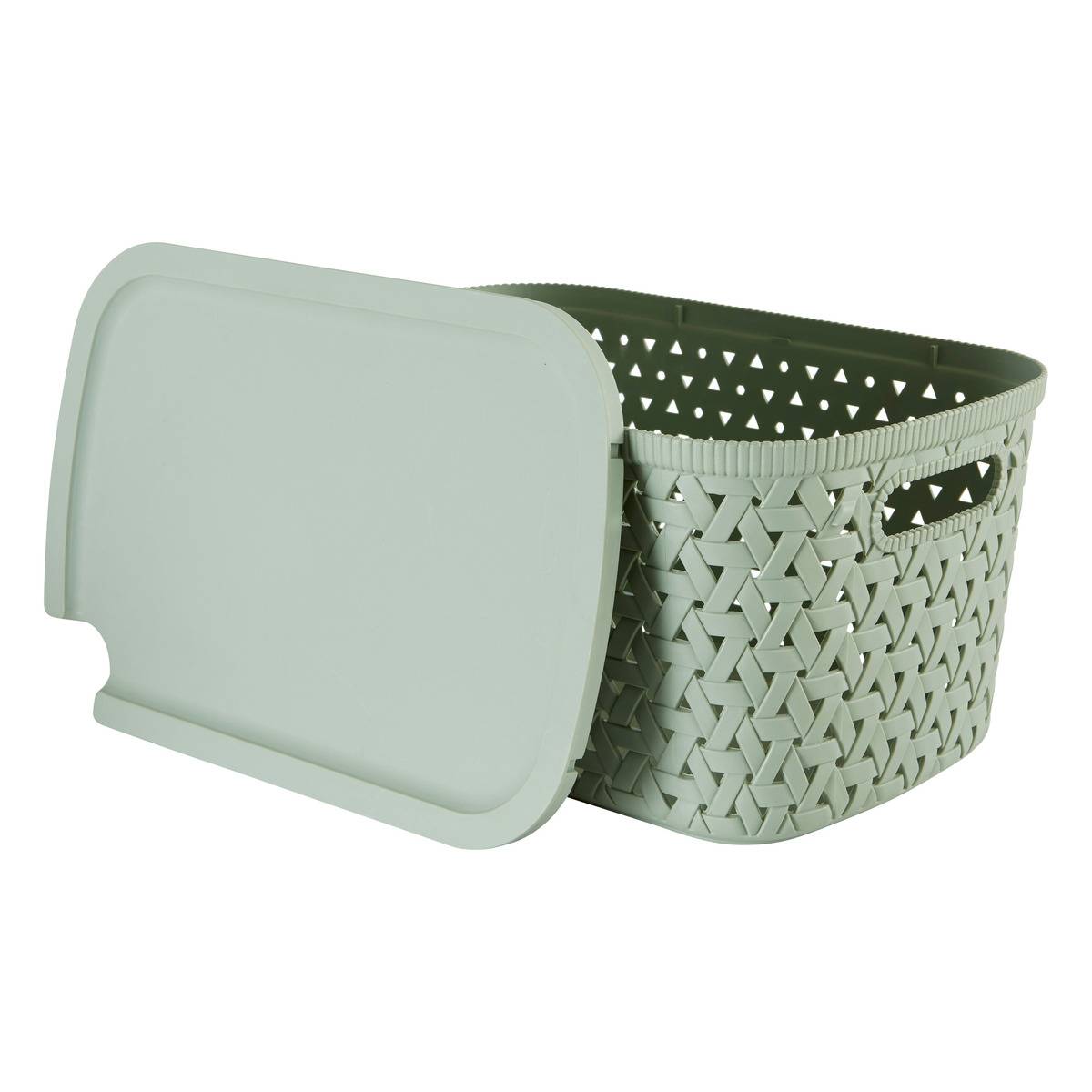 Panier de rangement 6,7L TRESSY vert olive, 5FIVE SIMPLY SMART