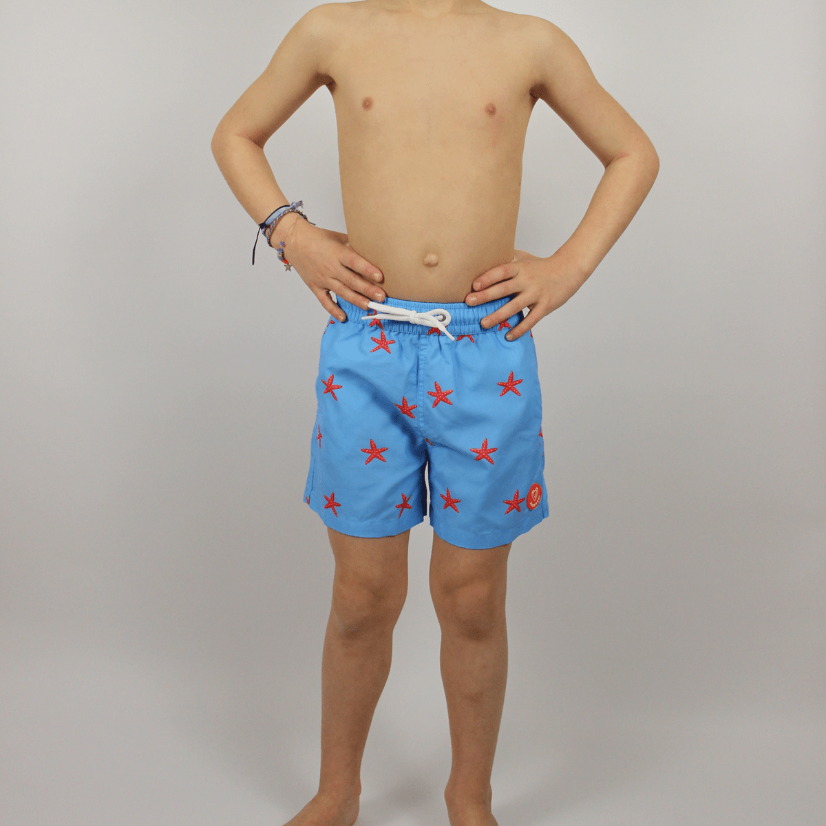 Short de bain Le petit ETOILE bleu ciel, VENDREDI