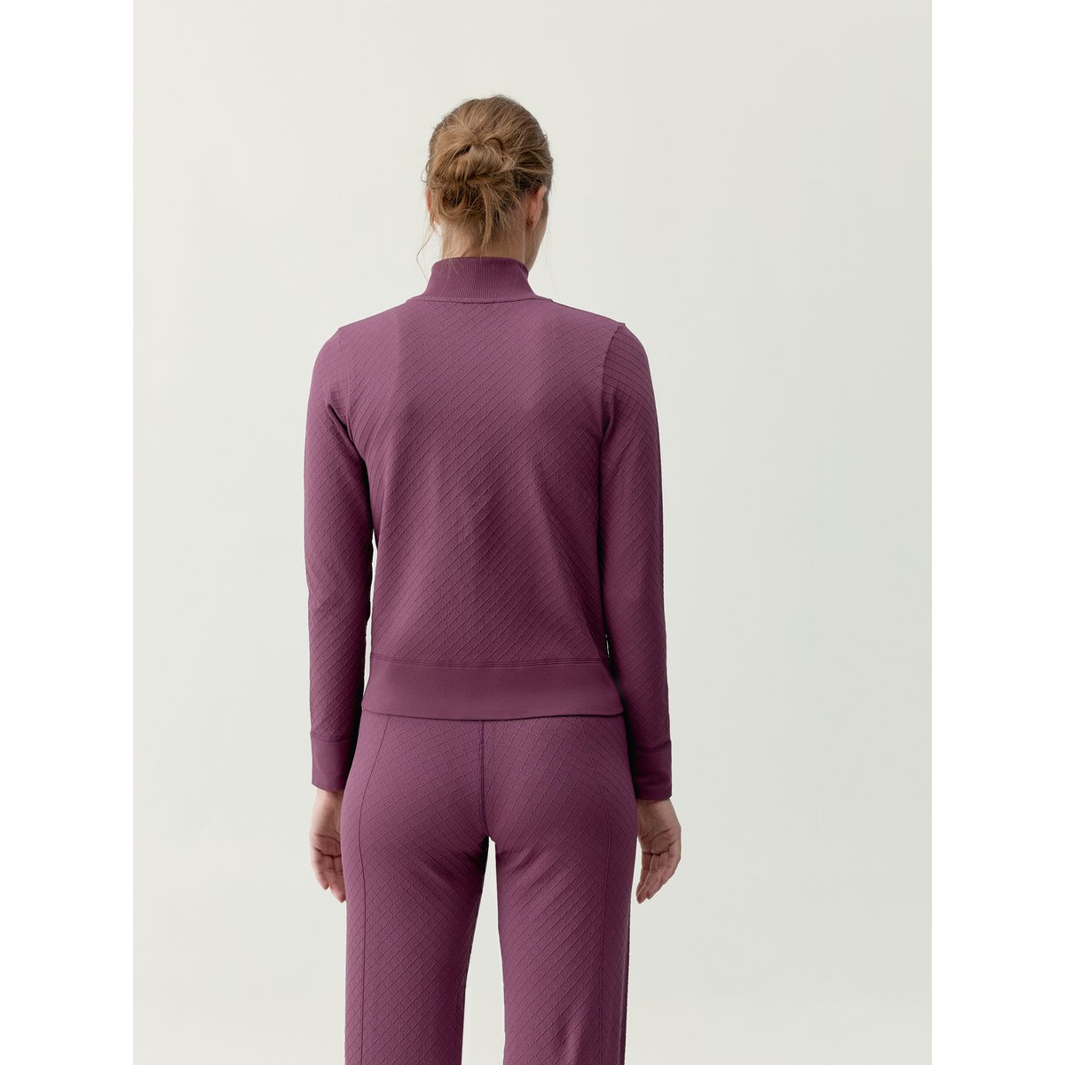 Veste de sport femme Eira effet gainant bordeaux intense, BORN