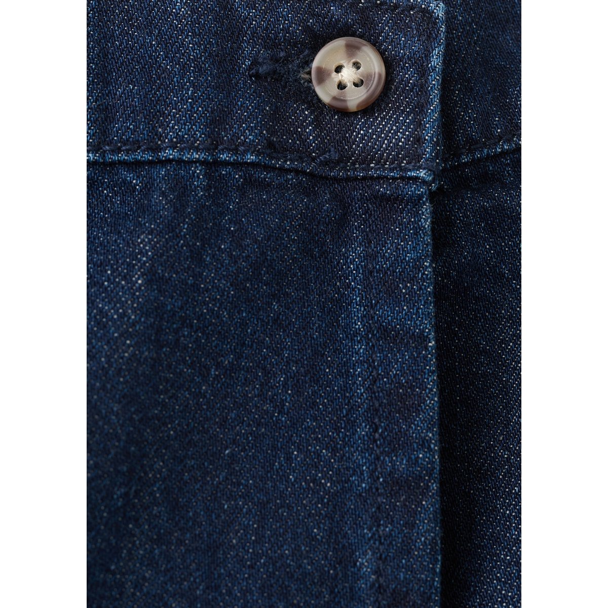 Jupe short en jean bleu foncé, MANGO KIDS