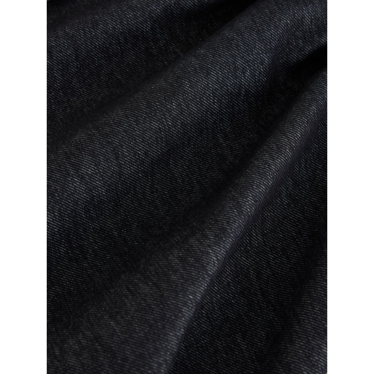 Robe courte cintrée aspect denim noir, NEXT