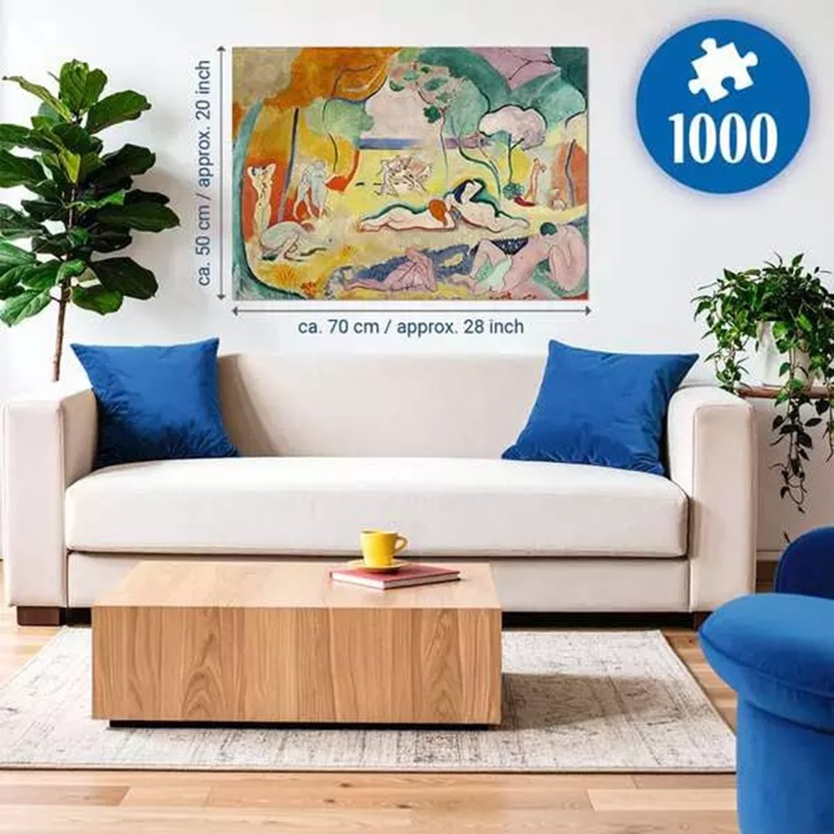 Puzzle La joie de vivre Henri Matisse 1000 pcs blanc, RAVENSBURGER