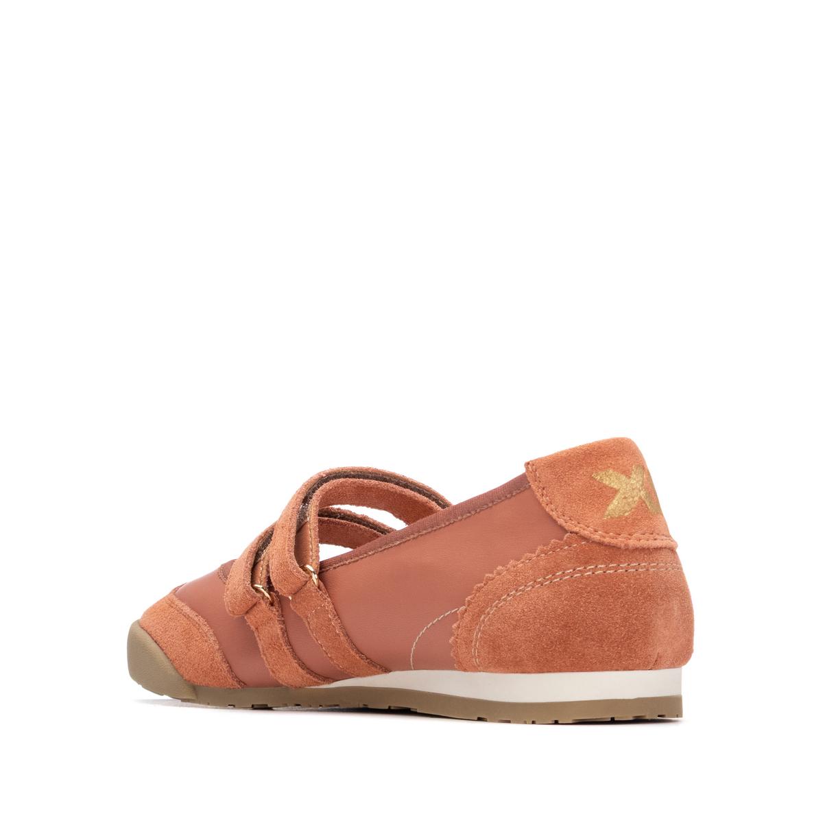 Baskets Ballerine Plaine Décontractée Fermeture adhérente corail, XTI