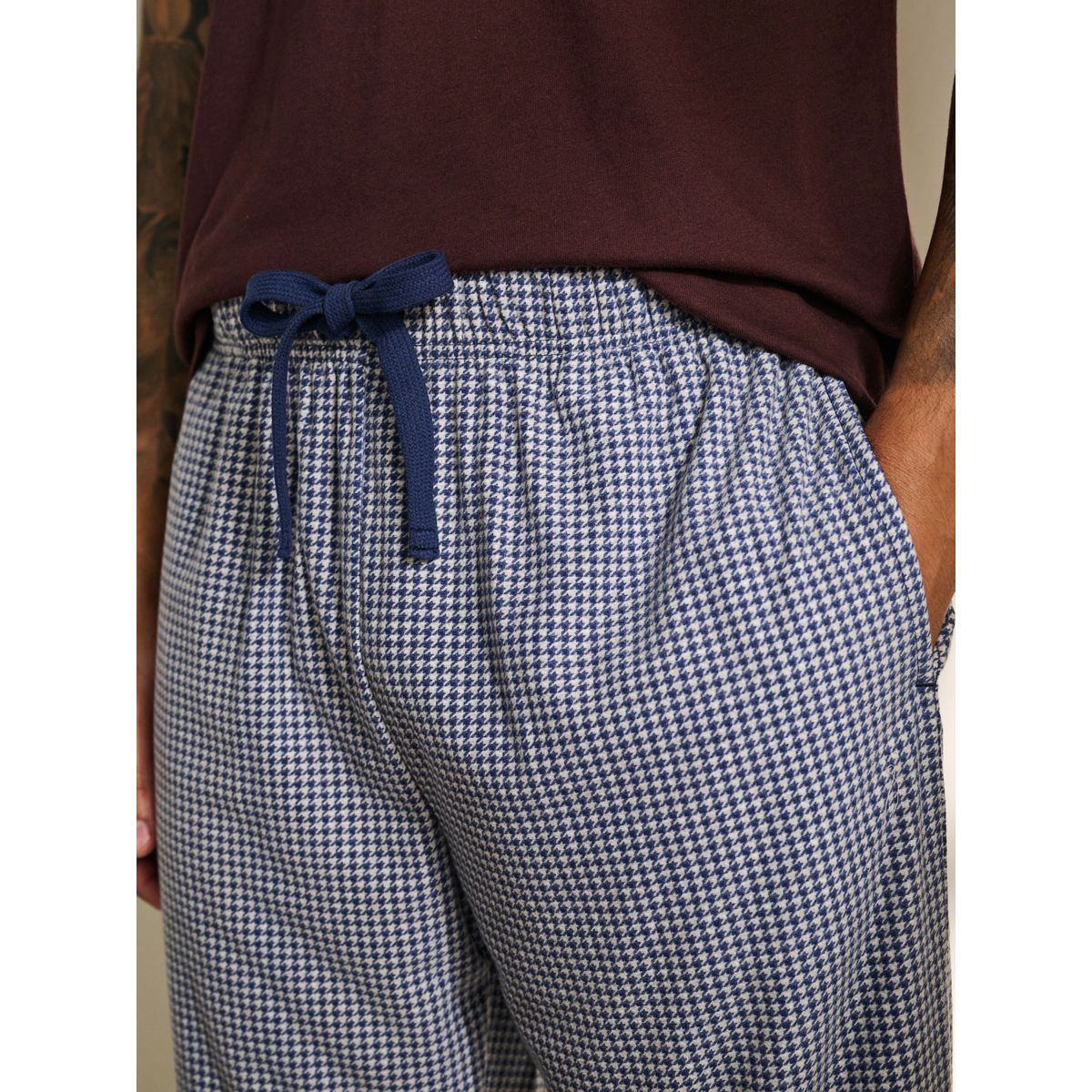 Pyjama douillet avec manches courtes bleu marine, NEXT