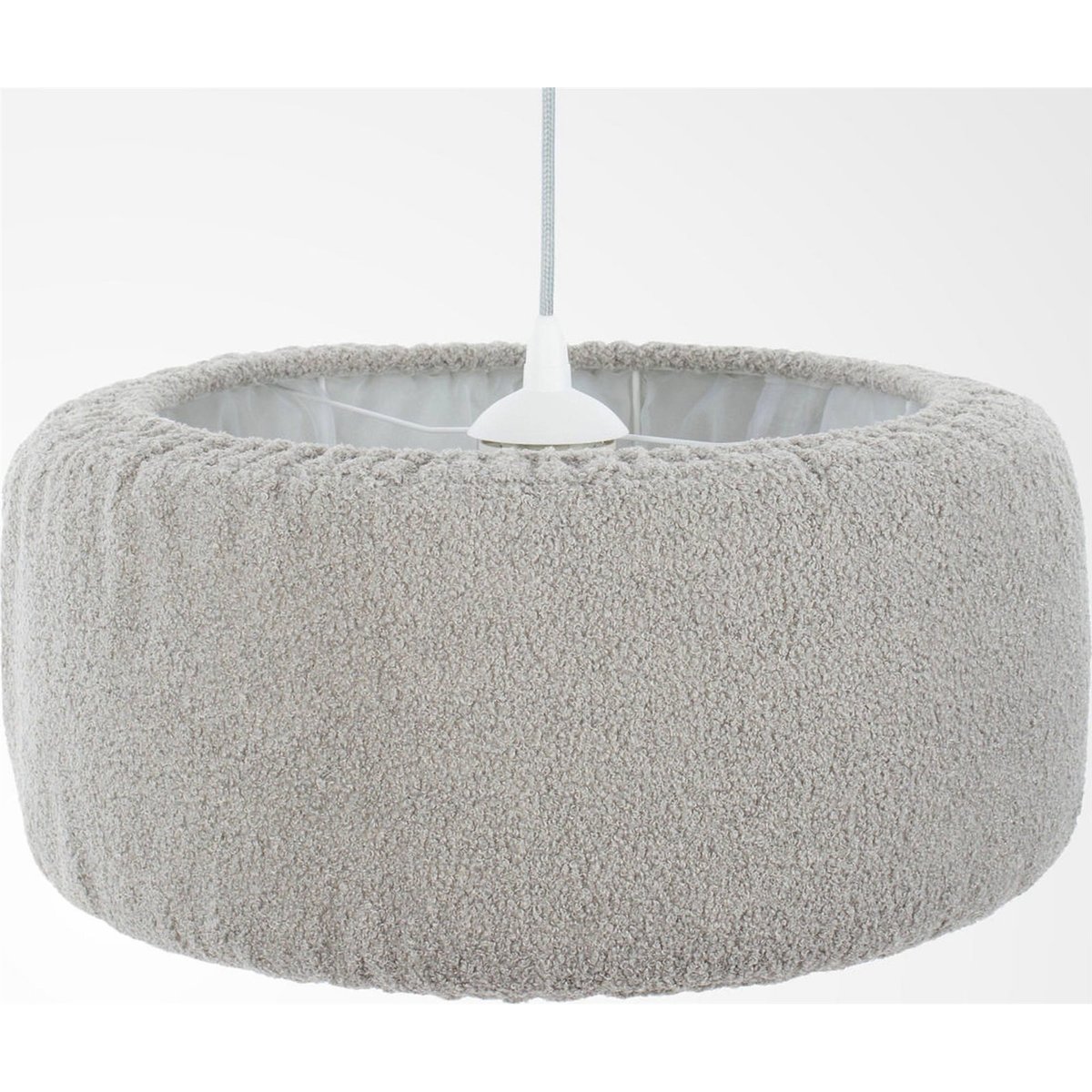 Suspension nuage en tissu rond Cloud gris nuage doux, BPS KONCEPT