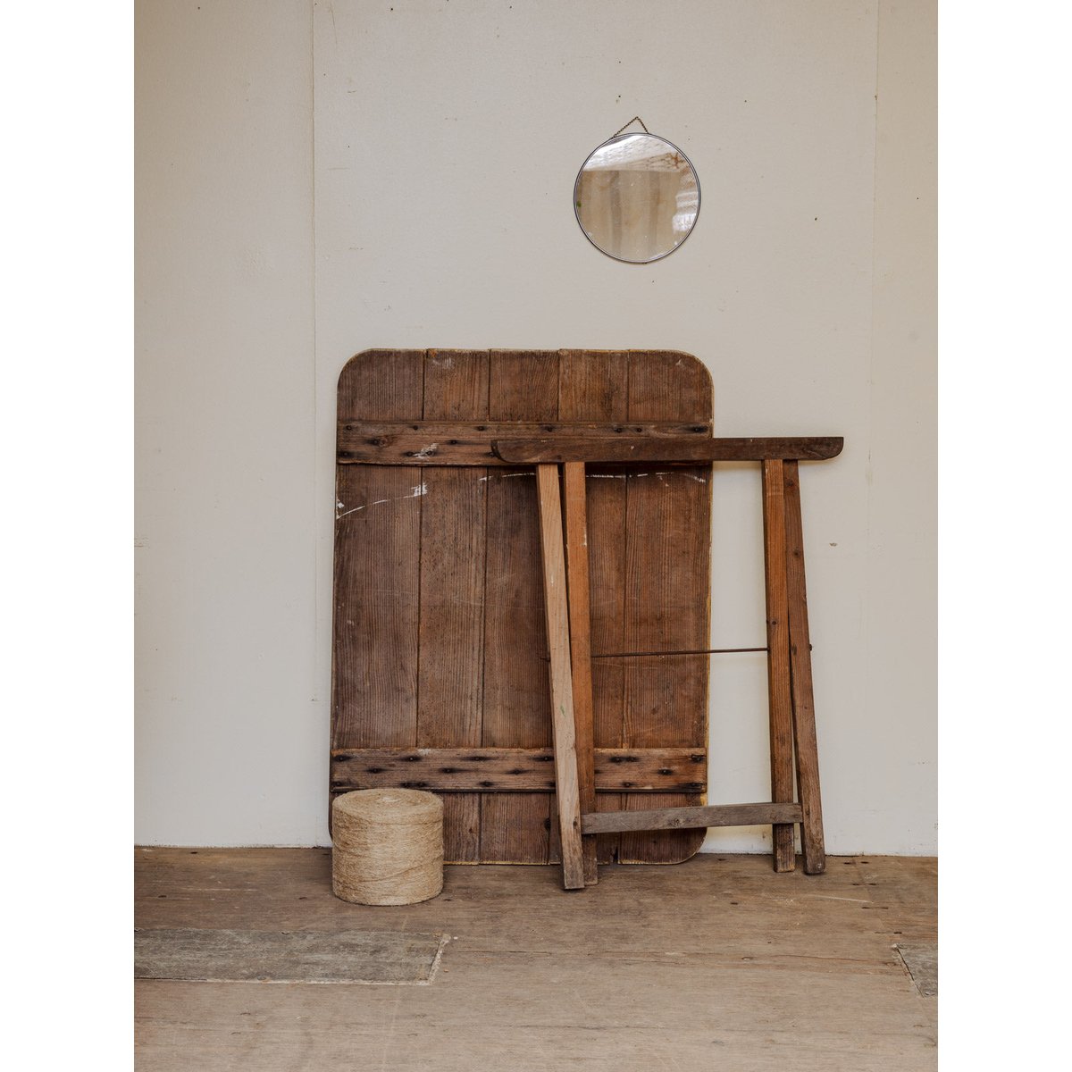 Table à manger pliante en bois Romy N°1388 - Bon état bois clair, DEBONGOUT