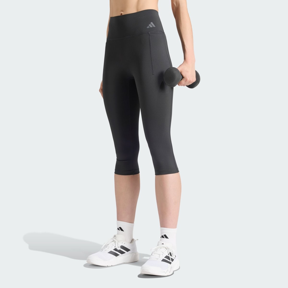 Legging Capri D’entraînement Optime Contour Legging Capri D’entraînement Optime Contour black, adidas Performance