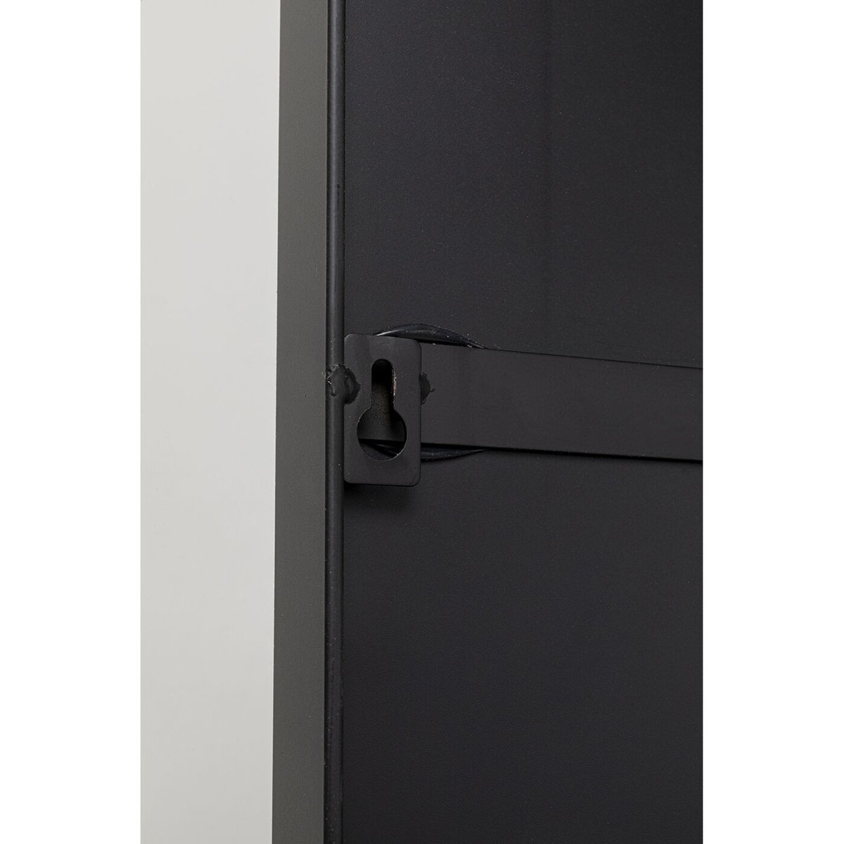 Miroir rectangulaire en acier 180x30cm, STARLET noir, KARE DESIGN