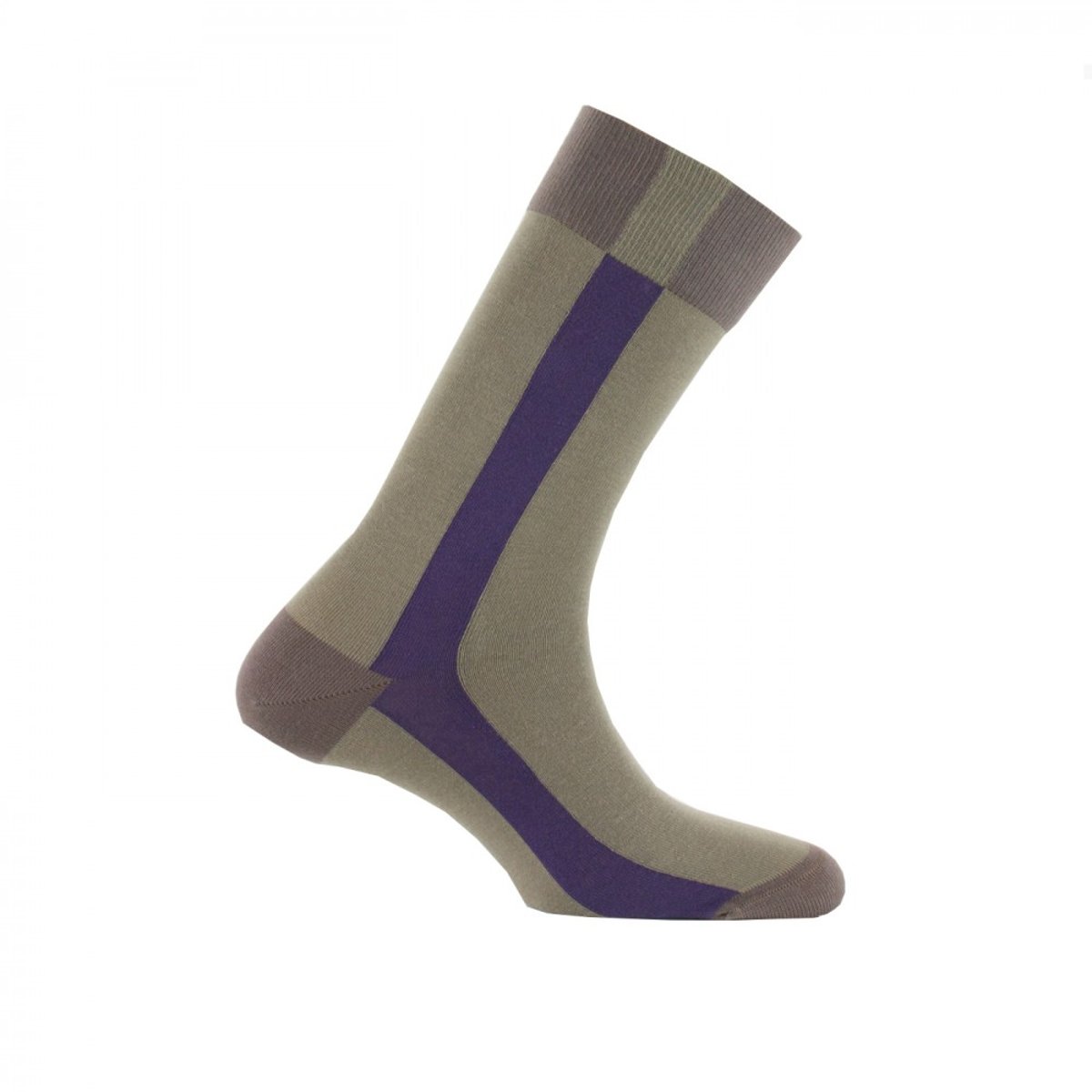 Chaussettes baguette Made in France camel, KINDY