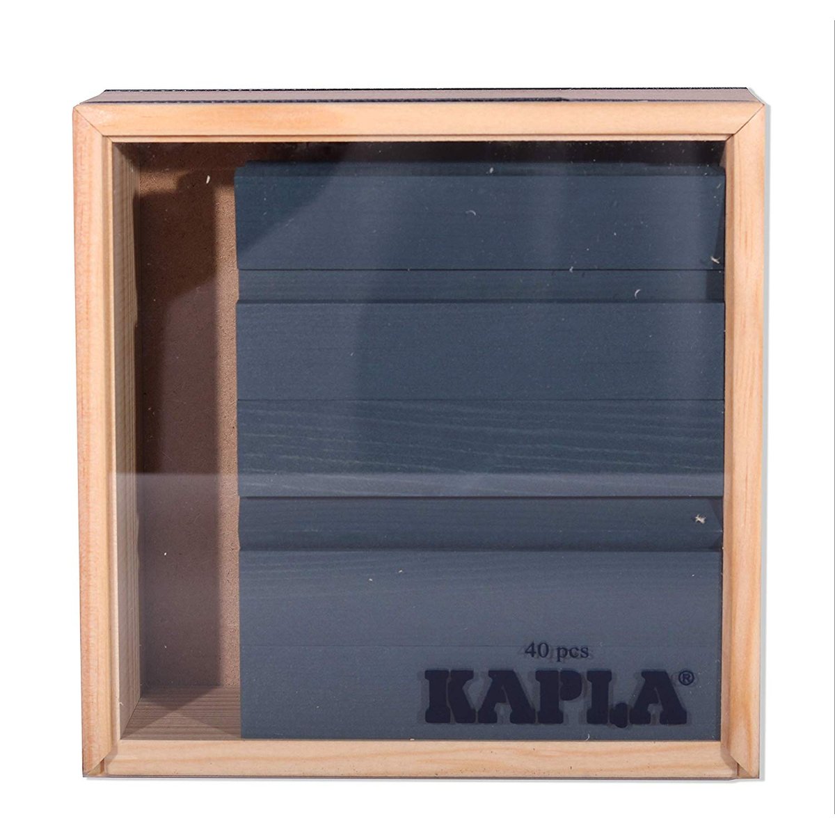 Coffret Kapla 40 planchettes bleu foncé, KAPLA
