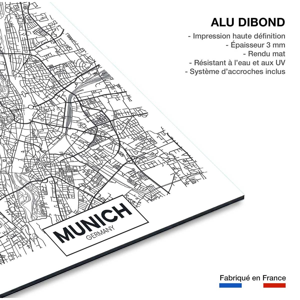 Tableau munich germany tableau alu dibond, HEXOA