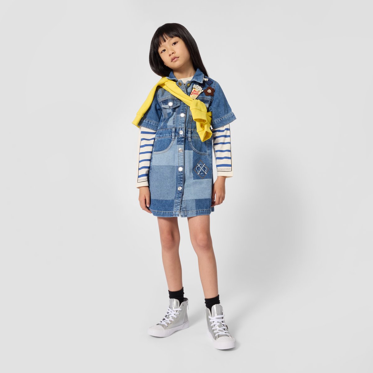 Robe manches courtes denim blue, MARC JACOBS