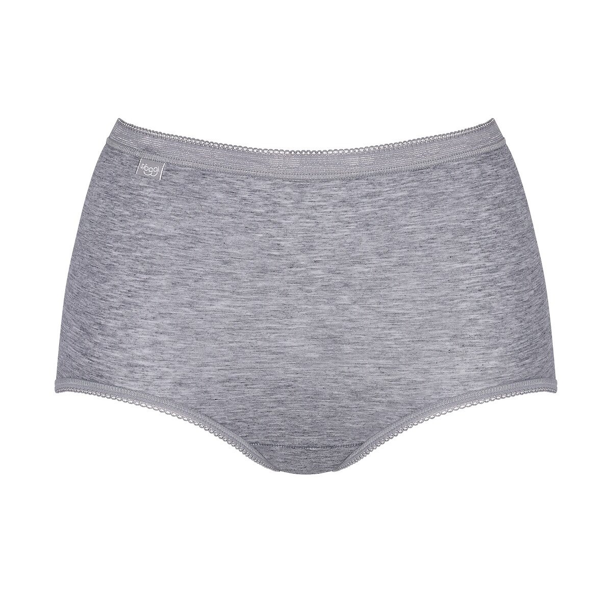 Confezione da 3 slip midi Basic grigio chiné , SLOGGI