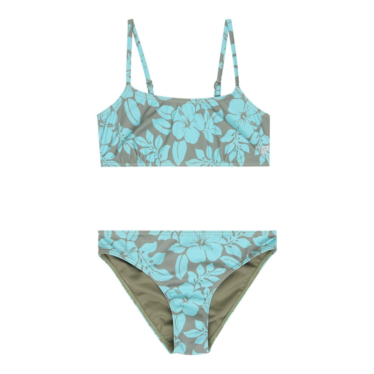 Ensemble 2 pièces bikini bralette deux pièces. vert oil green the mo mini rg, ROXY