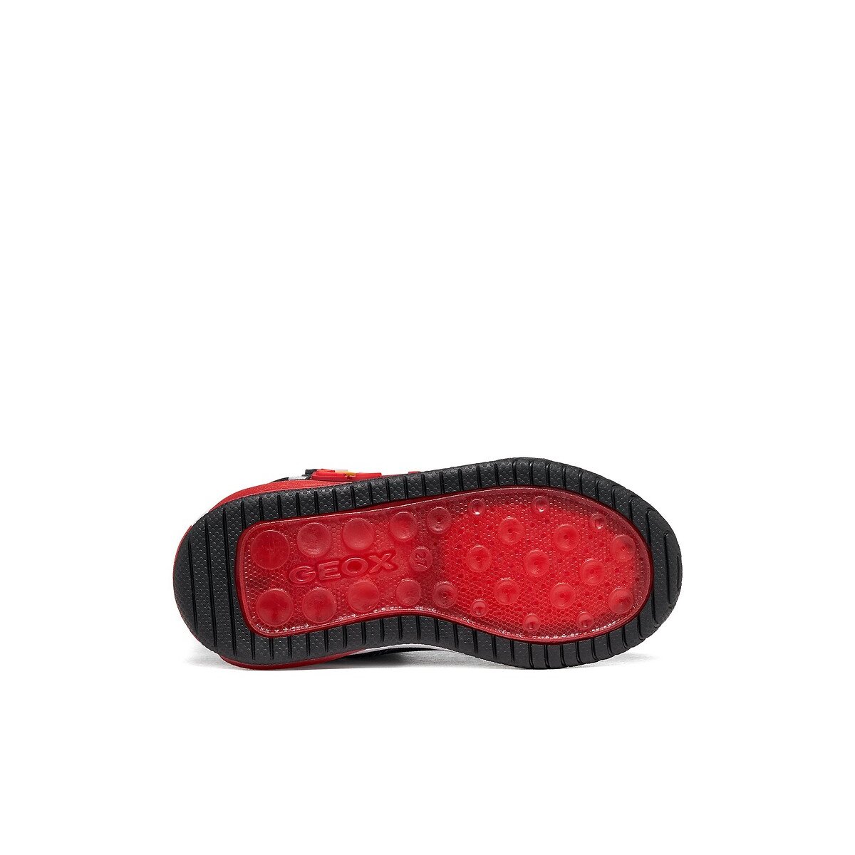Baskets montantes, respirantes, à LED, INEK bleu marine/rouge, GEOX
