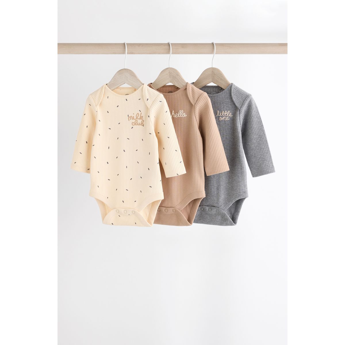 Body bébé, lot de 3 neutral milk club, NEXT