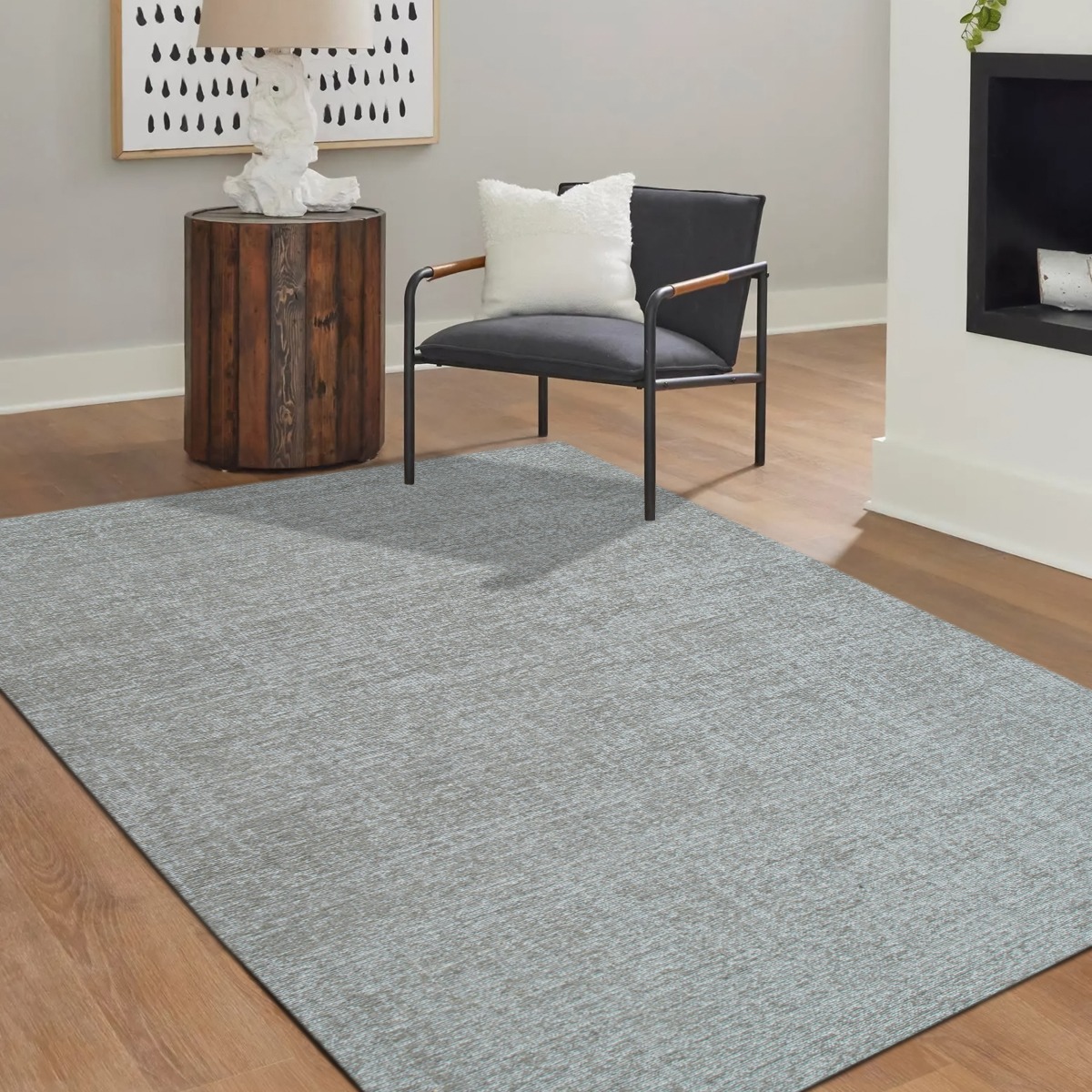 Tapis salon en laine LAINEE crème, THE DECO FACTORY