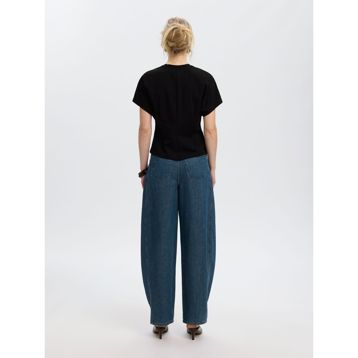 T-Shirt noir - black1, SELECTED