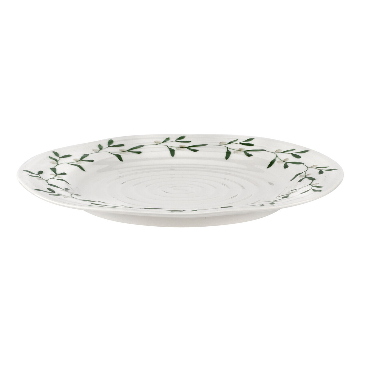 Set of 4 Mistletoe Dinner Plates white, SOPHIE CONRAN FOR PORTMEIRION