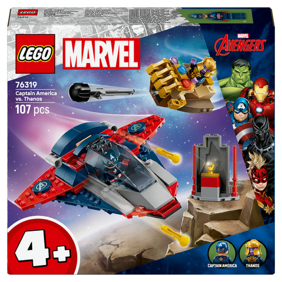 76319 Captain America contre Thanos couleur unique, LEGO