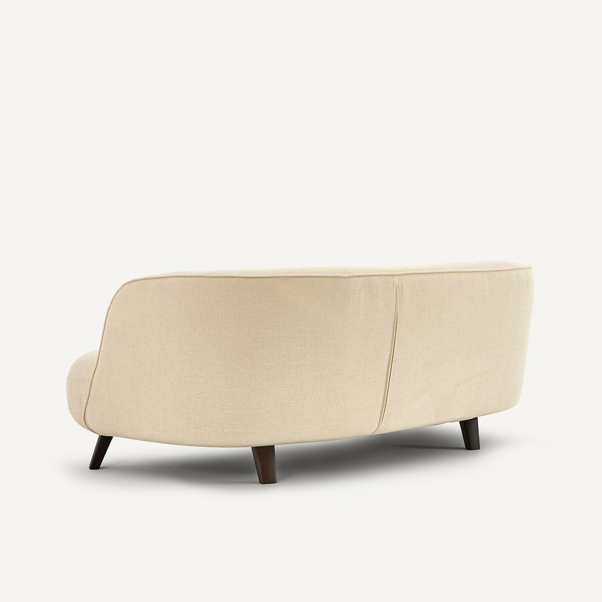 Canapé droit, 3 places, en polyester, ROSEBURY ivoire, AM.PM X EMMANUEL GALLINA