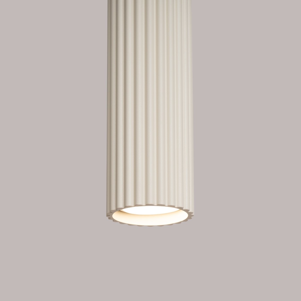 Suspension Aluminium Beige GU10 1 Karbon beige, EDEN