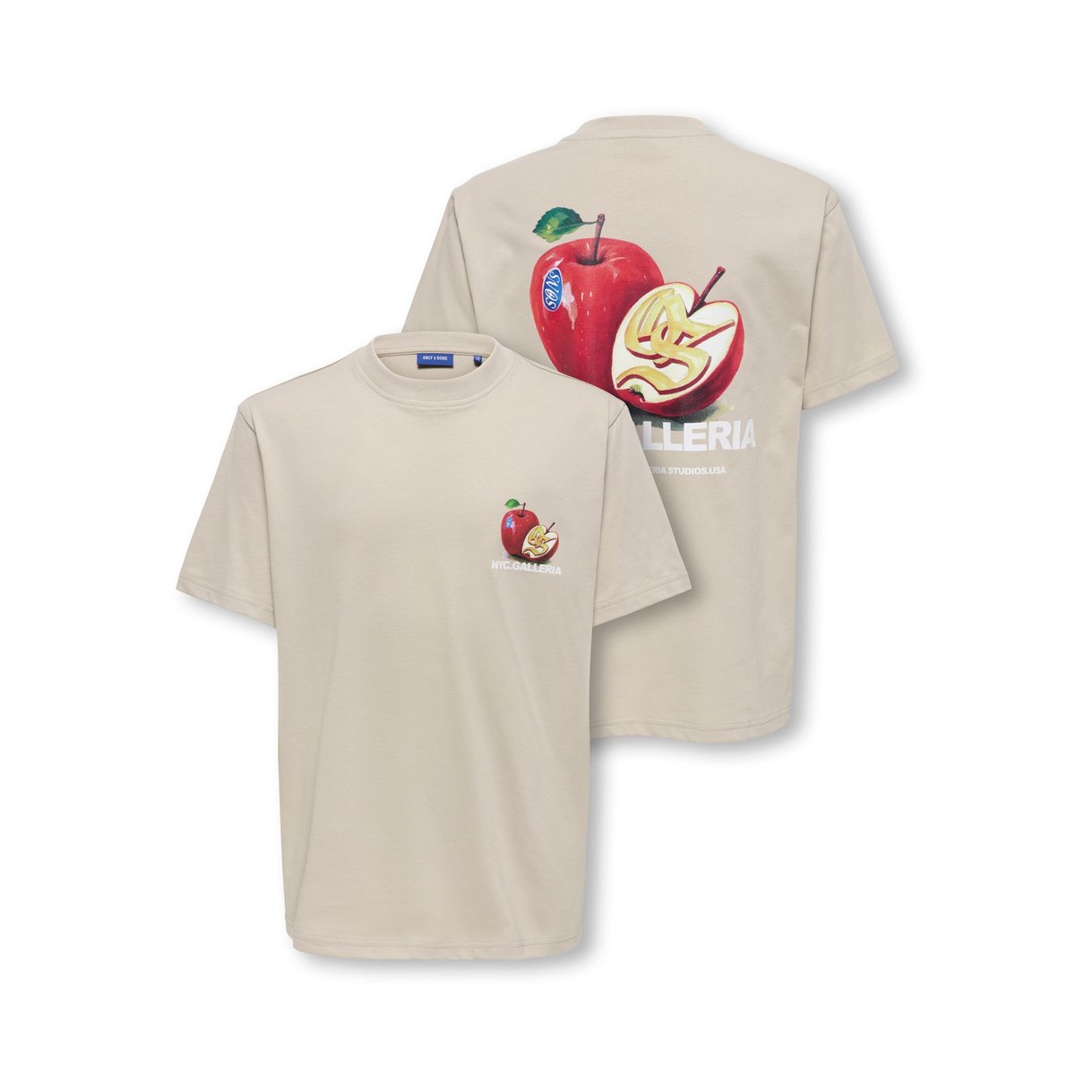 T-Shirt silver lining, ONLY & SONS JUNIOR