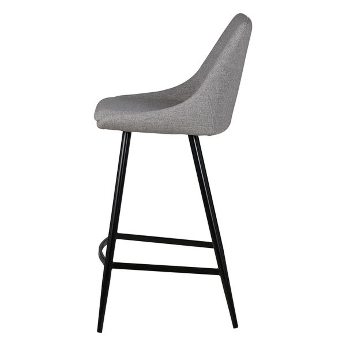 Chaise snack velours verte foncée gris clair, ZAGO