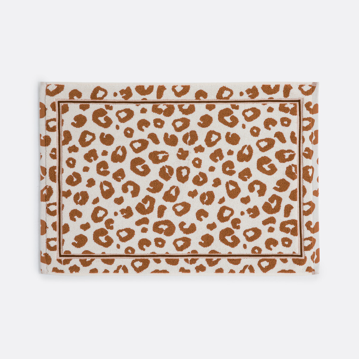 Tapis de bain imprimé, en éponge bouclette 1100 g, ZANI imprimé léopard, LA REDOUTE INTERIEURS