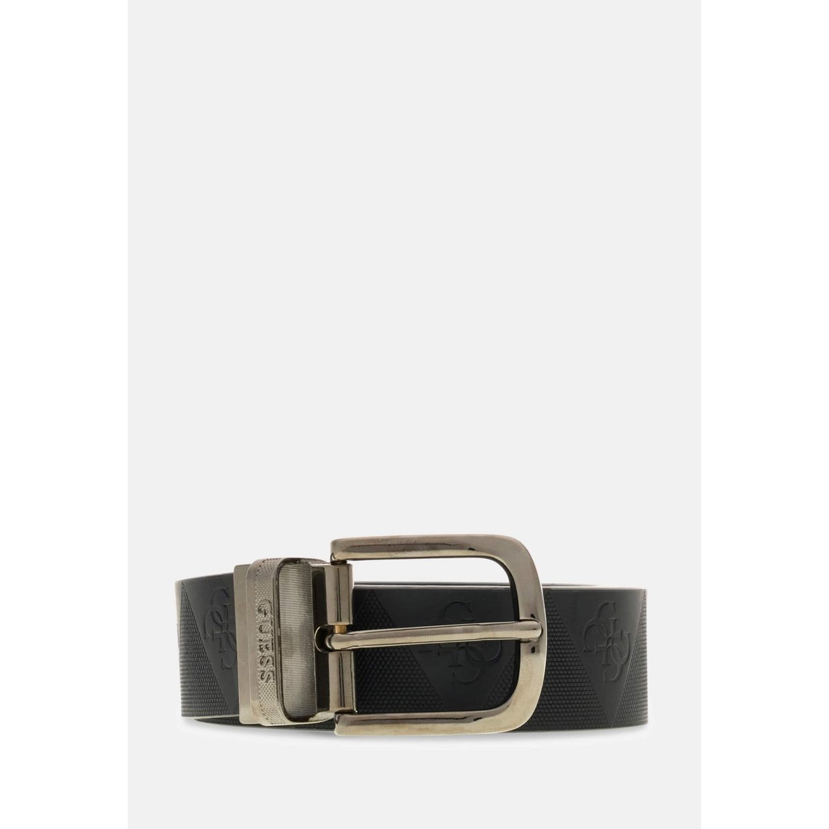 Ceinture En Cuir Véritable noir, GUESS