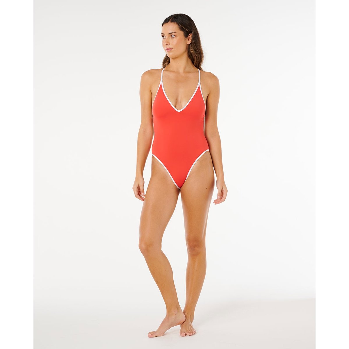Maillot de bain une pièce Classic SURF rouge, RIP CURL