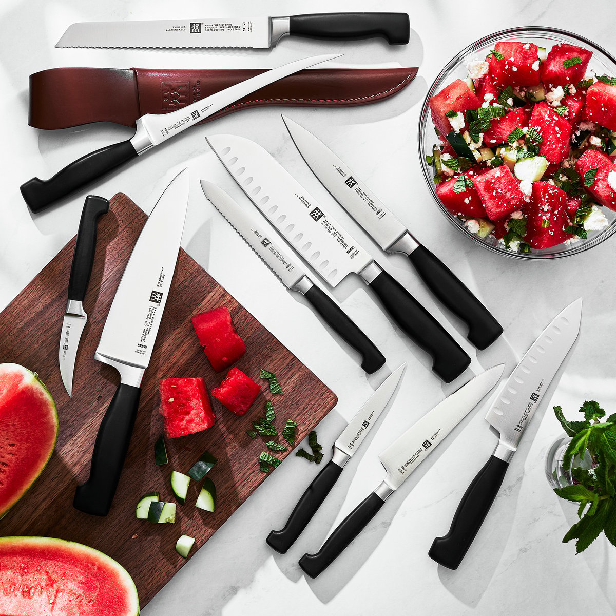Set de couteaux 3-pcs couleur unique, ZWILLING