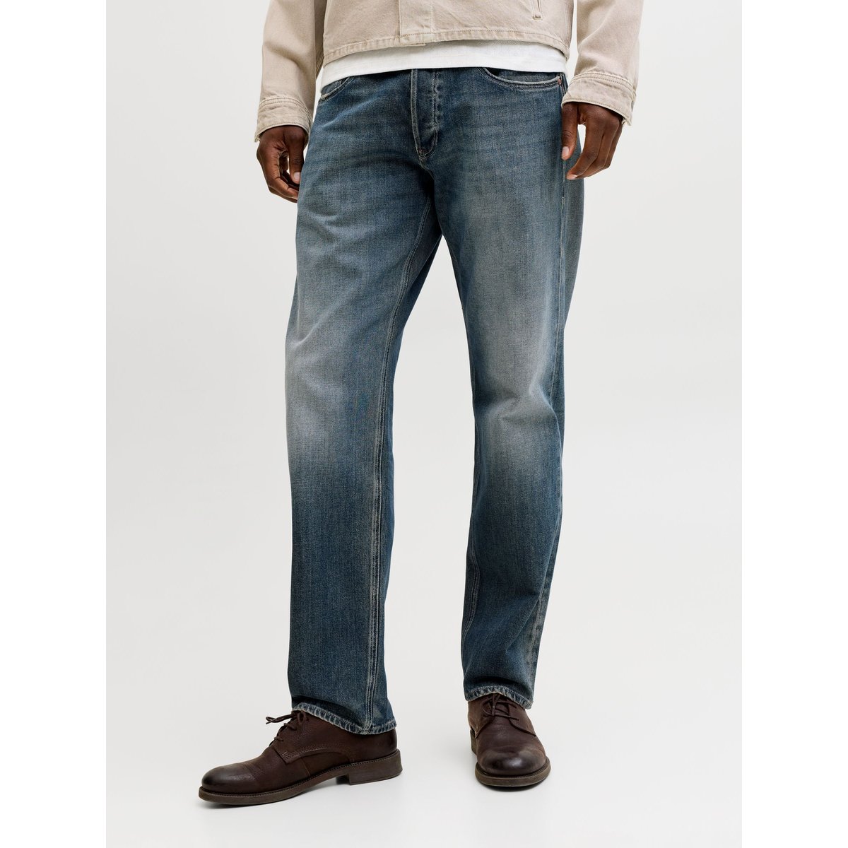 Jean Coupe Tapered blue denim, JACK & JONES