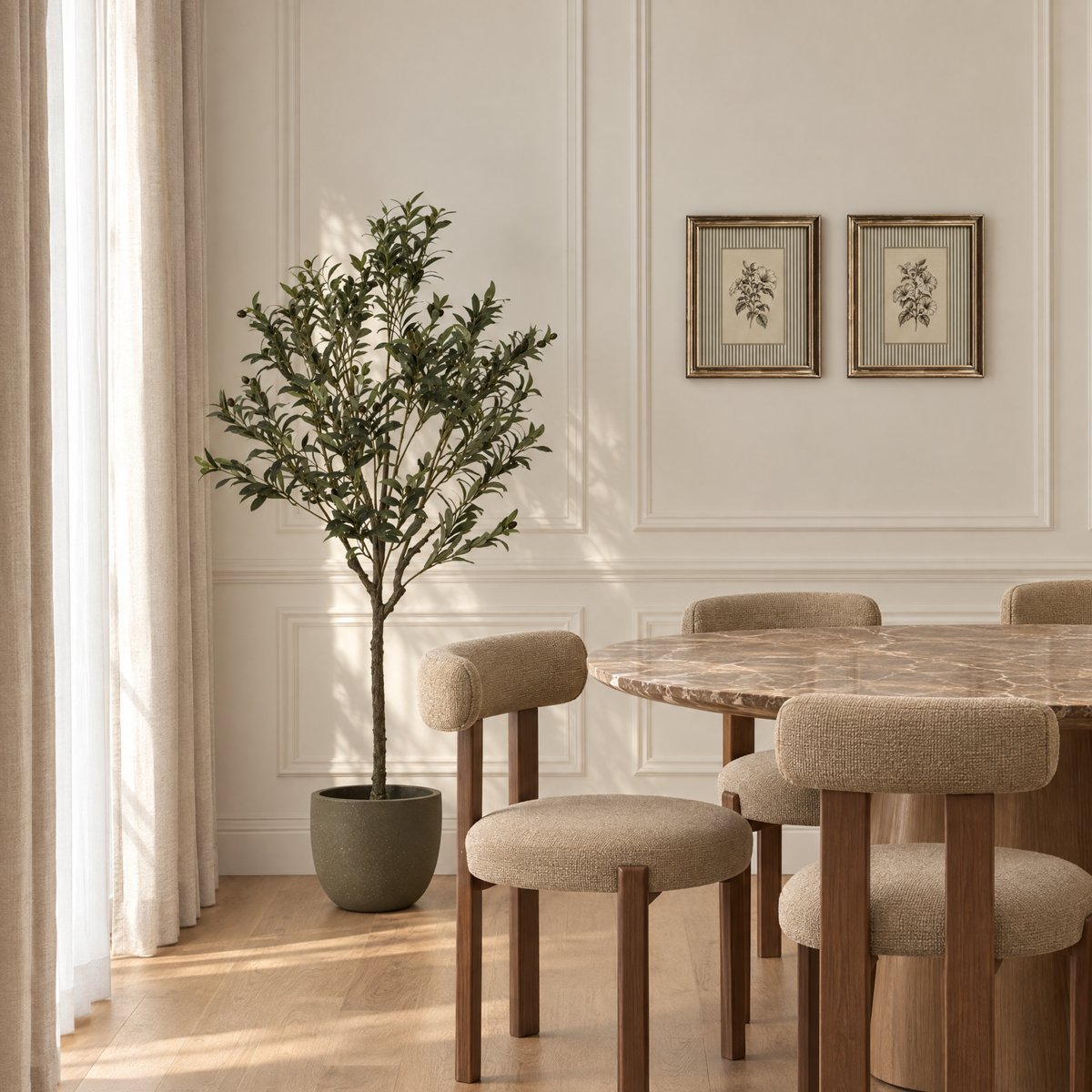 Olivier artificiel en pot H150 vert, SIA