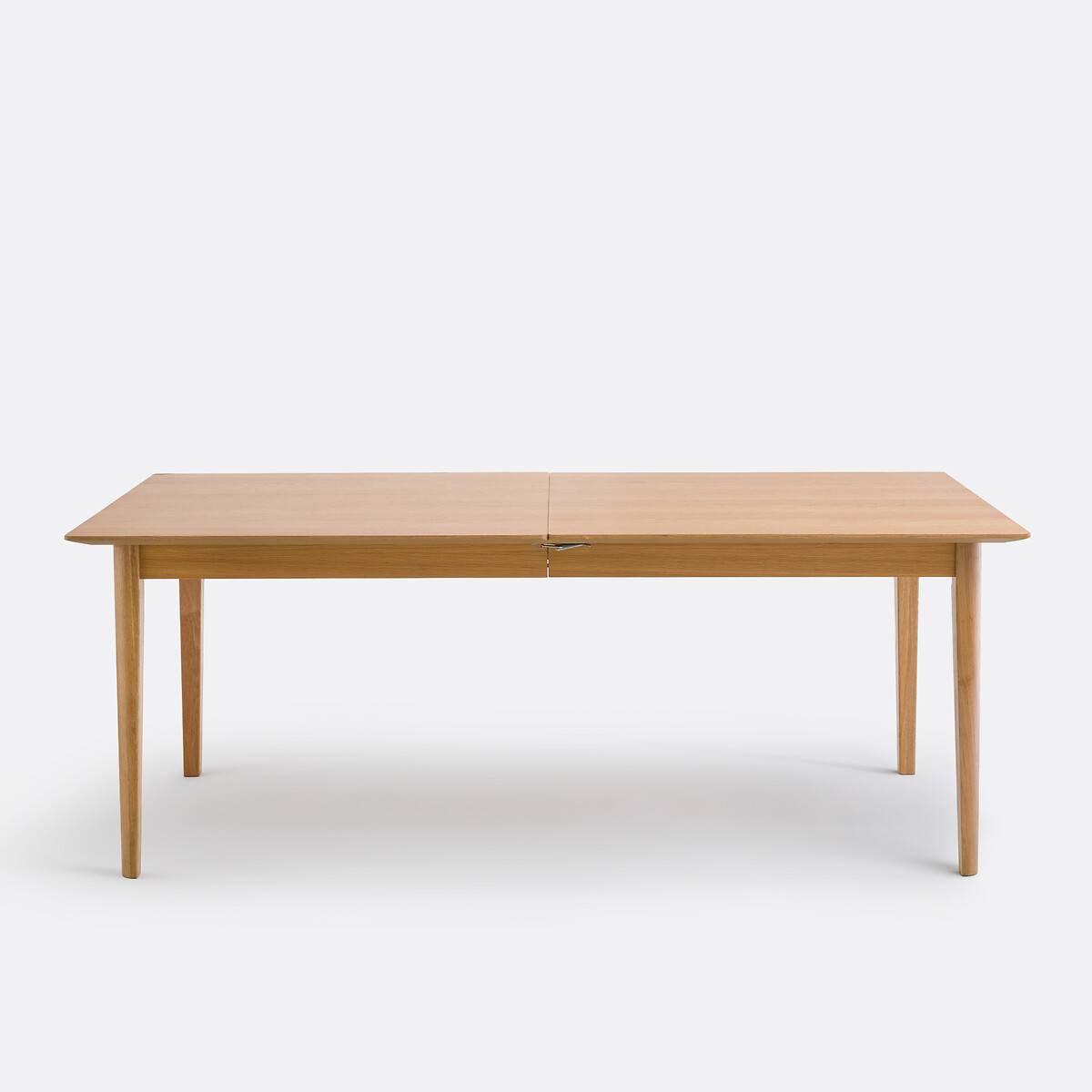 Mesa de comedor extensible de chapado de roble, de 8 a 14 cubiertos, TIOGA color roble, LA REDOUTE INTERIEURS
