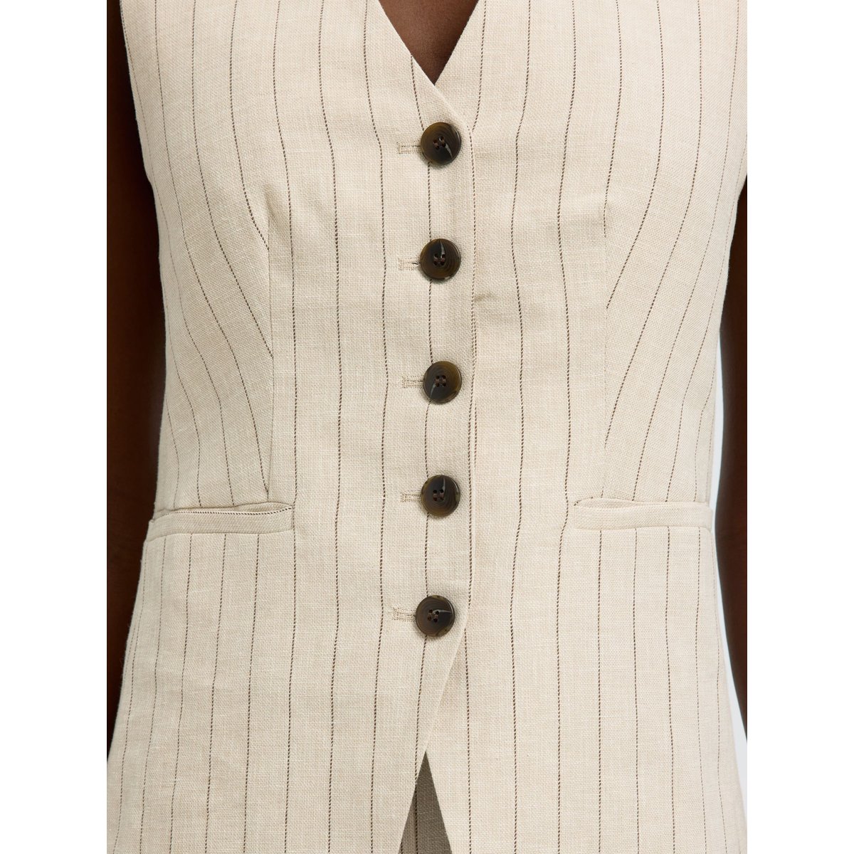Gilet Sans Manches white pepper, SELECTED