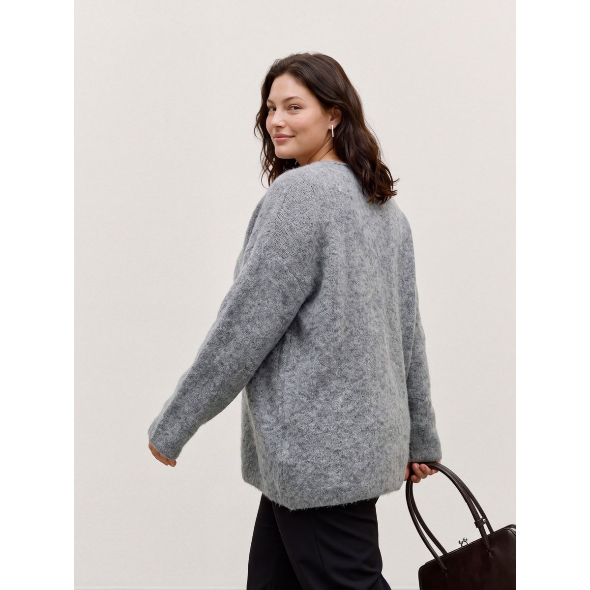 Pull medium grey melange 1, VERO MODA