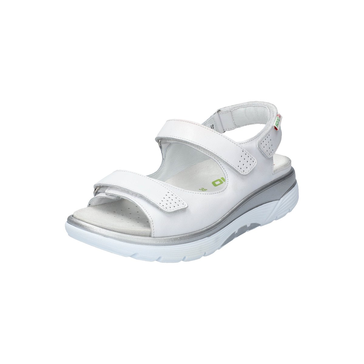 Sandales en cuir NORINE blanc 5131, MEPHISTO