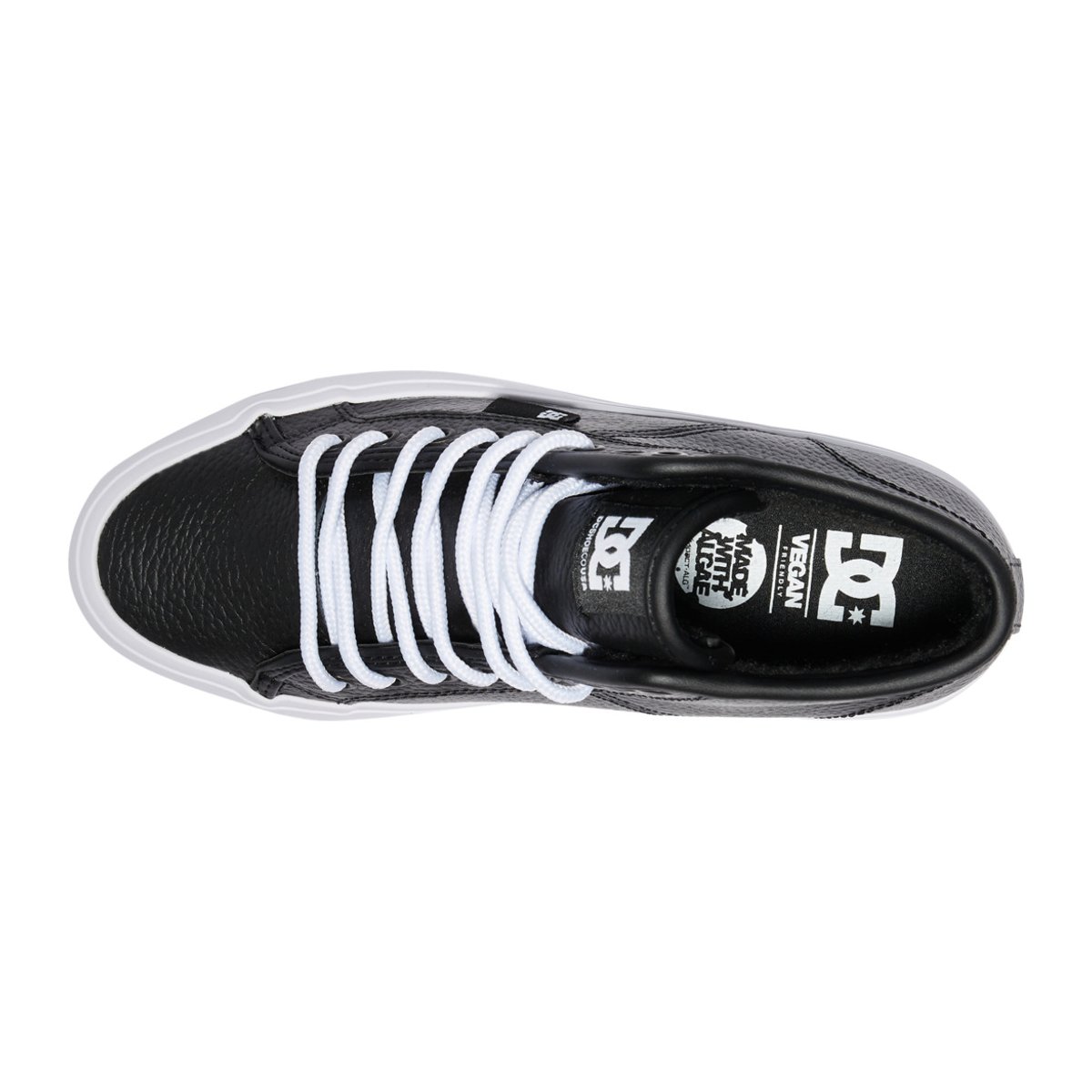 Chaussures montantes MANUAL HI WNT. noir black/white, DC SHOES