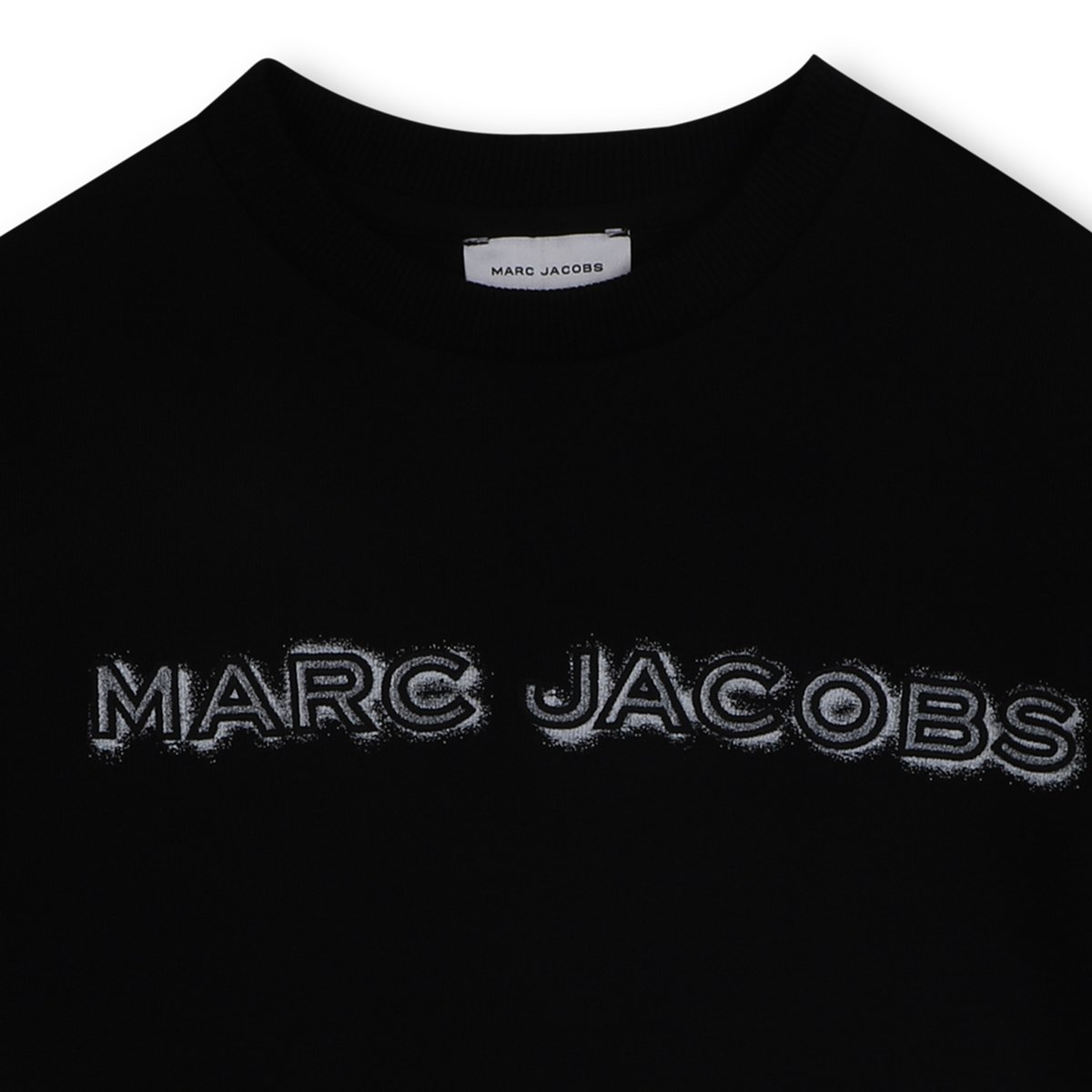 Sweat en polaire de coton black, MARC JACOBS