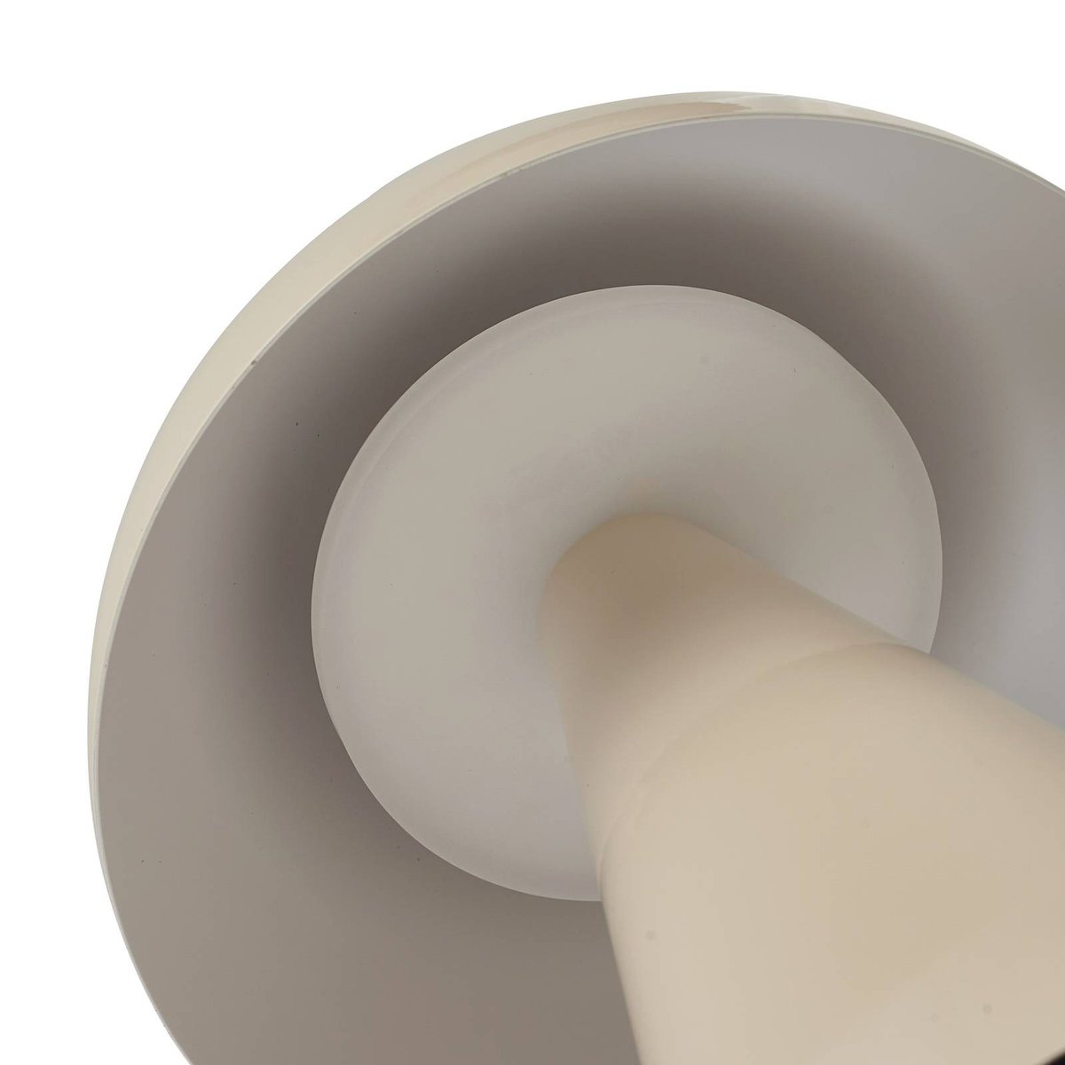 Lampe à poser en métal moderneLED, Nevijo beige, LINDBY