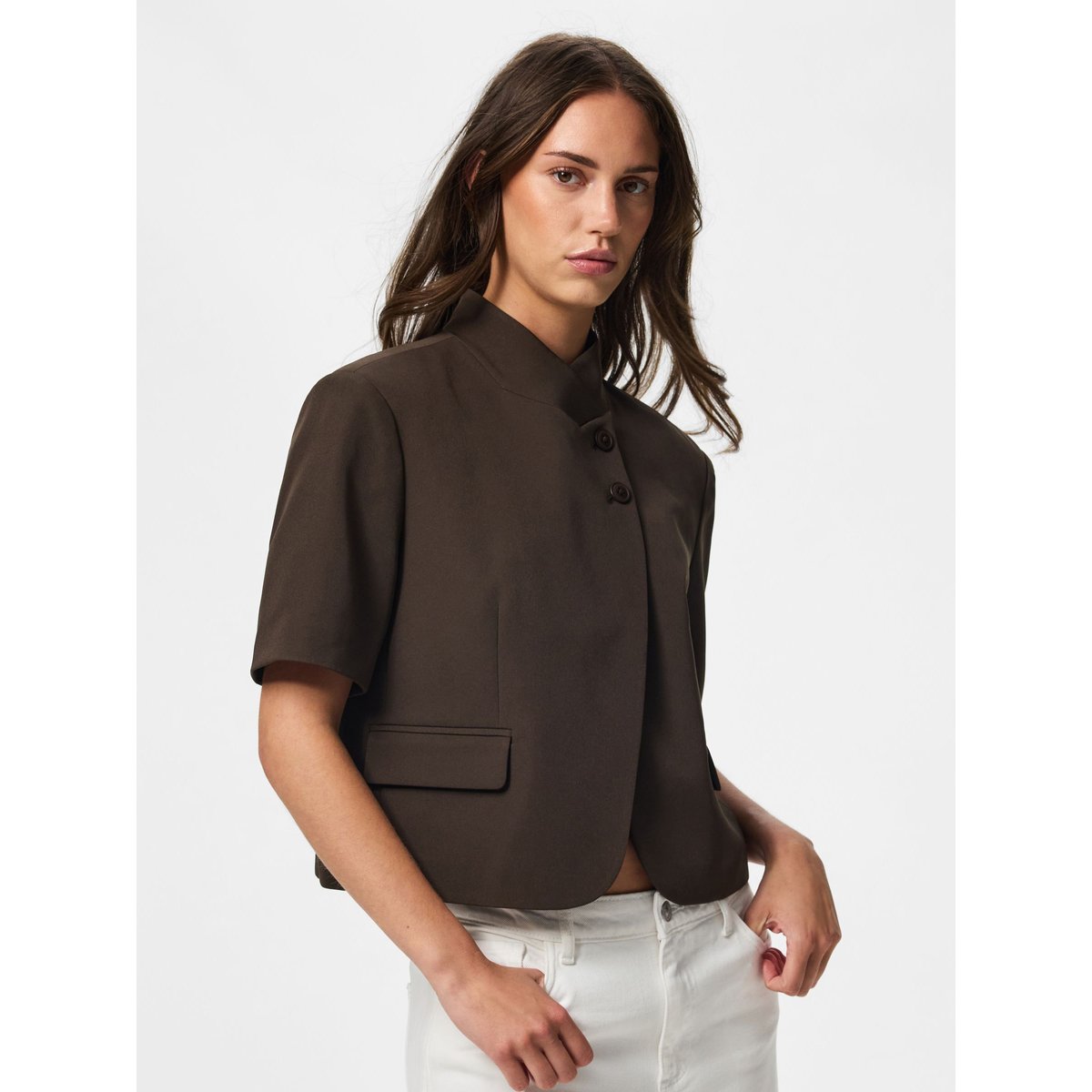 Blazer marron - delicioso1, PIECES