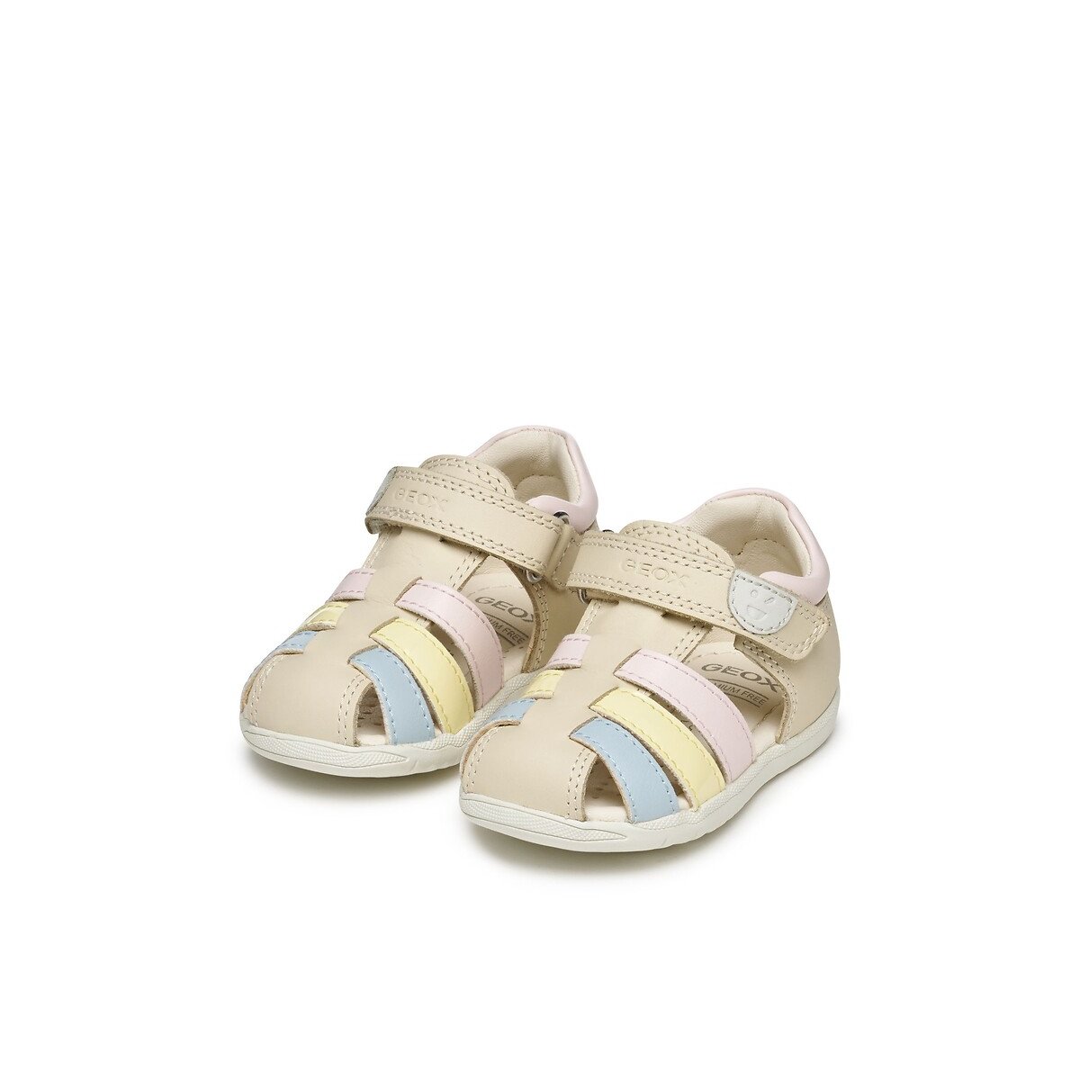 Sandales premiers pas, MACCHIA ivoire clair/jaune clair, GEOX