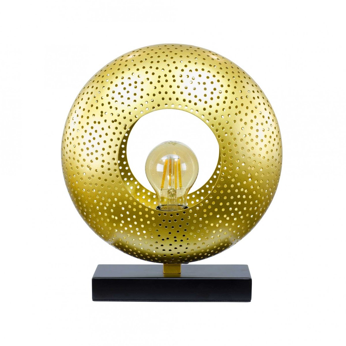 Lampe à poser en métal, ATOKA doré, C-CREATION