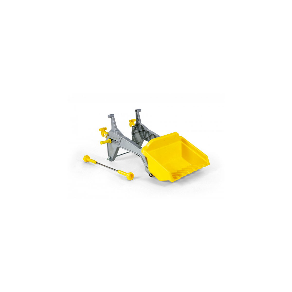 rollyKid Lader Chargeur de tracteur Gris et Jaune jaune, ROLLY TOYS