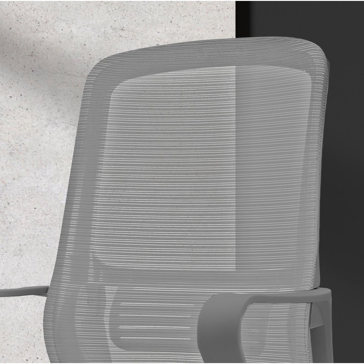 Chaise de bureau, NOAH gris, HISPANOHOGAR